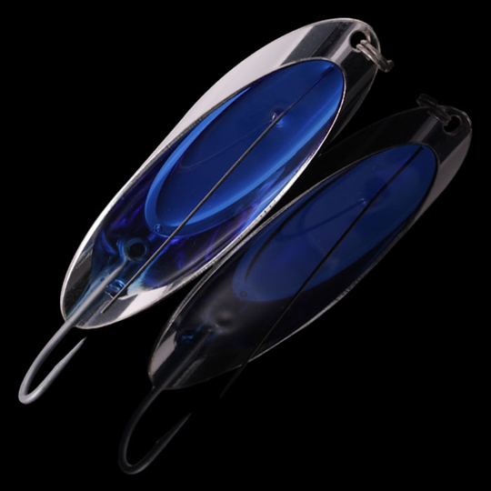 Norolan Pike Spoon 12 g skeddrag Silver/Blue