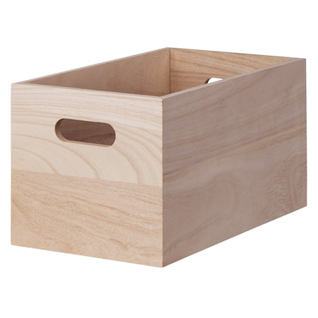 Låda Trä Handtag Liten