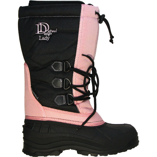DePaul Design PolarMate Lady värmestövlar 41 rosa-svart