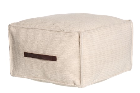 Pouf refillable Ranta 50x50x30 cm Natur Vit