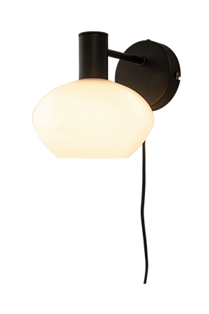 Bell Vägglampa Svart/Vit IP20