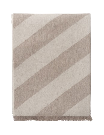 Fishbone Pläd Beige