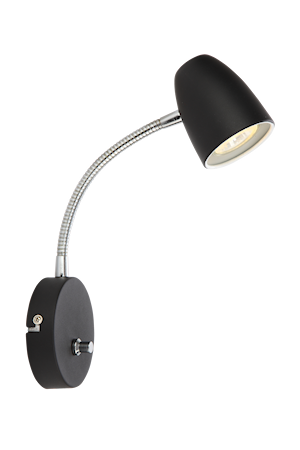 Sandnes Vägglampa Svart IP20