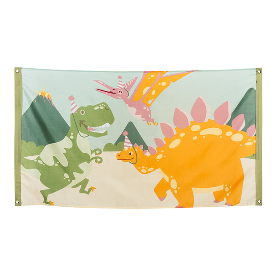 Dino Party Flagga