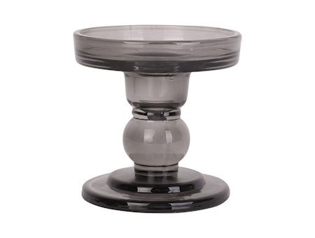 Glas Art Ljusstake Small Svart