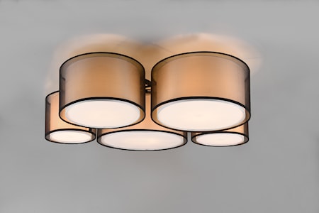 Burton Plafond 5L E27 Svart