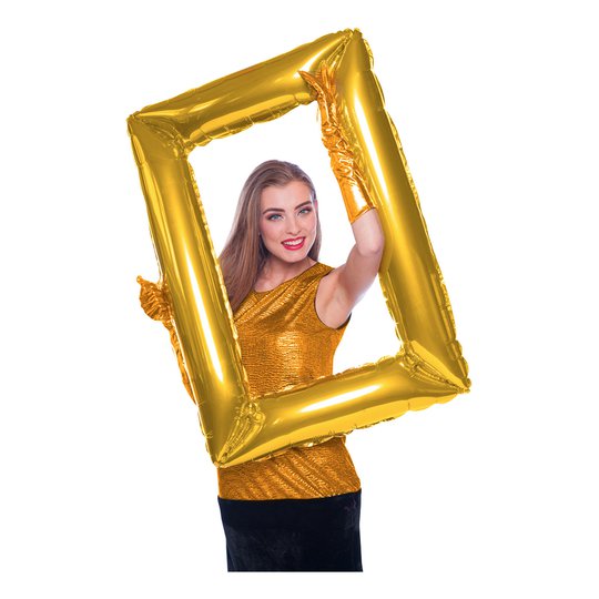 Folieballong Ram Guld