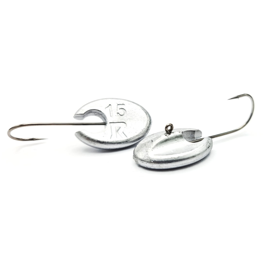 Ruthless Ice Jig Head pimpeljiggskalle 2 st/pkt 2/0 15g