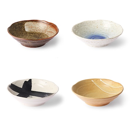 Kyoto Ceramics Japanese Skålar 4 st