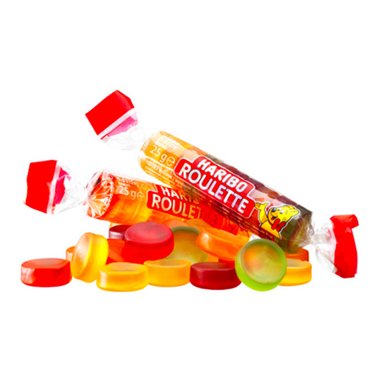 Haribo Roulette Fruit Storpack - 1,25 kg