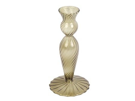 Swirl Ljusstake 17 cm Grön
