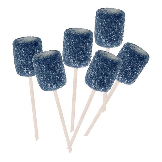 Sockrade Blåbärs Klubbor i Kartong - 40-pack