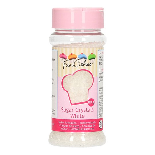 FunCakes Strössel White/Vit - 80 g