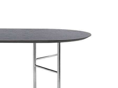 Mingle Bordsskiva Oval 150 cm Faner Svart