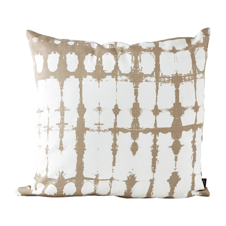 Kudde 45x45 Bomull Sand/Vit