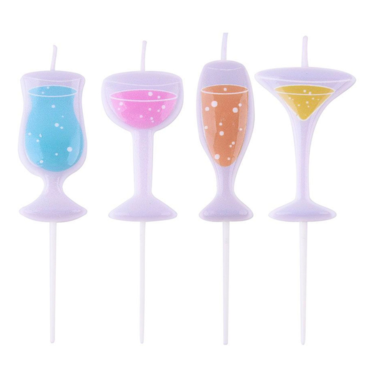 PME Tårtljus Cocktails - 4-pack