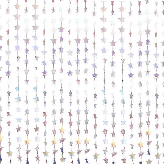 Backdrop Iridescent Stjärnor