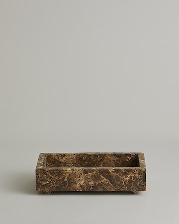 Ayu Marmor Bricka Small Rectangular Brun