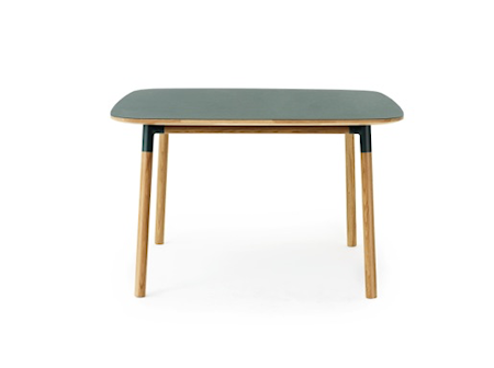 Form Bord Grön/Ek 120x120 cm