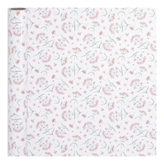 Presentpapper Blommigt Motiv