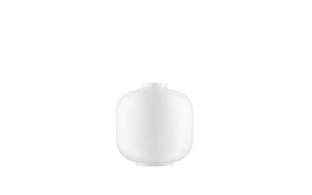 Amp Lamp Glaskupa Small Vit