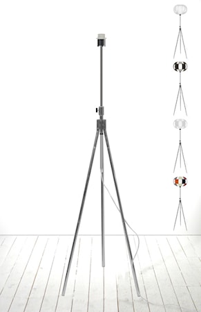 Golvlampa Tripod Krom