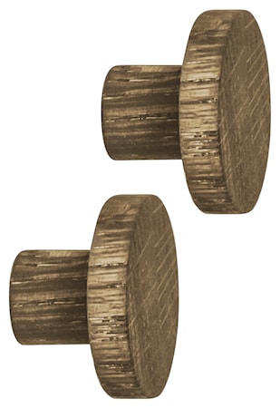 Point Krok Kort 2-pack 3,3x2,2 cm Mörkoljad