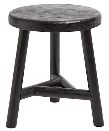 Pall Benji Svart Ny Teak 45x35