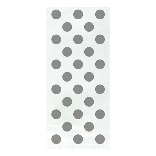 Cellofanpåsar Silver Prickiga - 20-pack