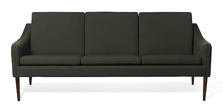 Mr. Olsen 3-sitssoffa Dark Green Valnöt