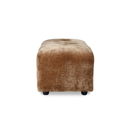 Vint couch Soffmoduler hocker Small Corduroy velvet Aged gold