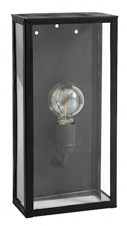 Vägglampa för Utomhusbruk Svart