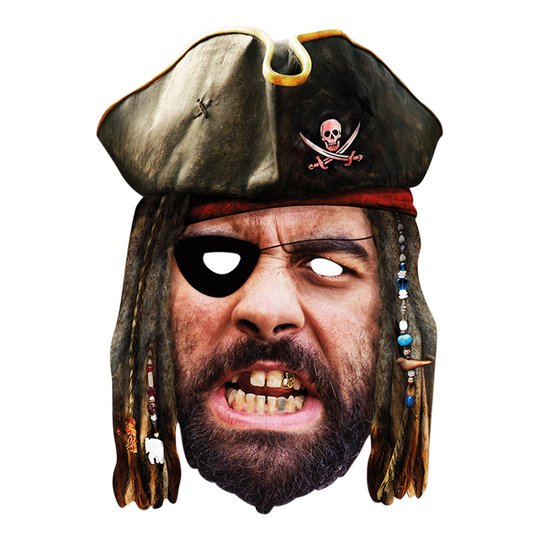 Pirat Pappmask