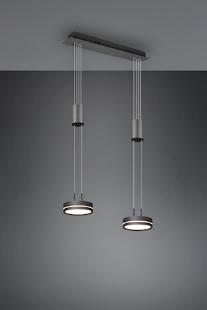 Franklin LED Taklampa 2-os Antracit