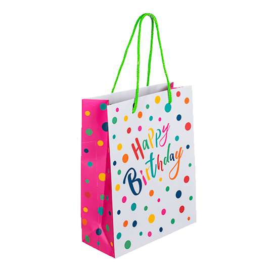 Presentpåse Happy Birthday - Liten
