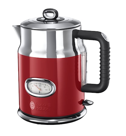 Retro Vattenkokare 1,7L Röd