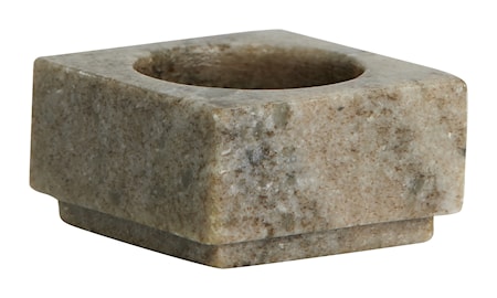 Haida Värmeljushållare Sand Marmor