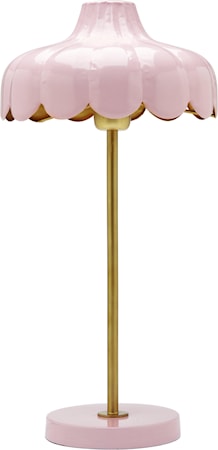 Wells Bordslampa Rosa/guld 50cm