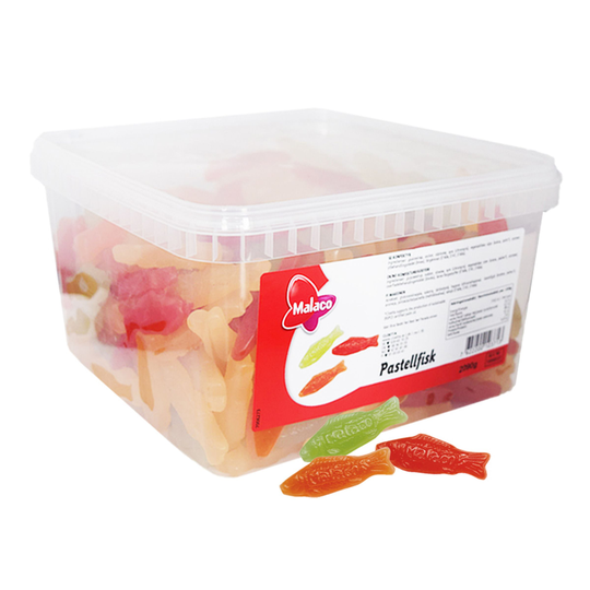 Malaco Pastellfisk Storpack - 2,09 kg