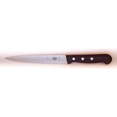 Filékniv Flexibel Trähandtag Rosenträ 18 cm