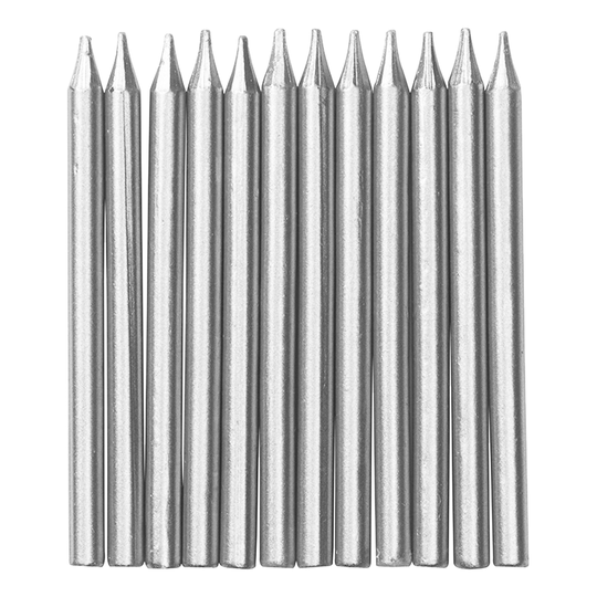 Tårtljus Silver - 16-pack