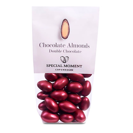 Nuts 'N More Chokladmandlar Vinröd - 115 gram