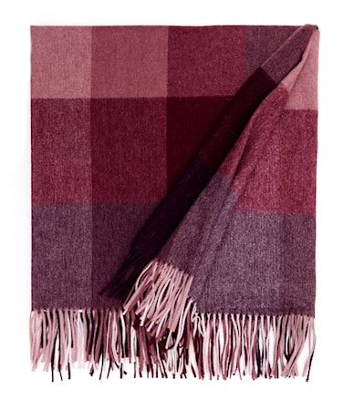Inca stones throw pläd – Powder rose