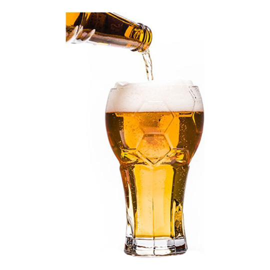 Fotbollsformat Ölglas - 1-pack