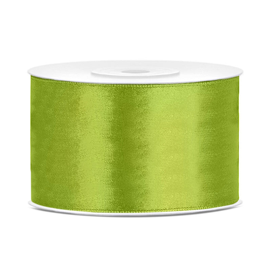 Satinband Limegrön - 38mm x 25m