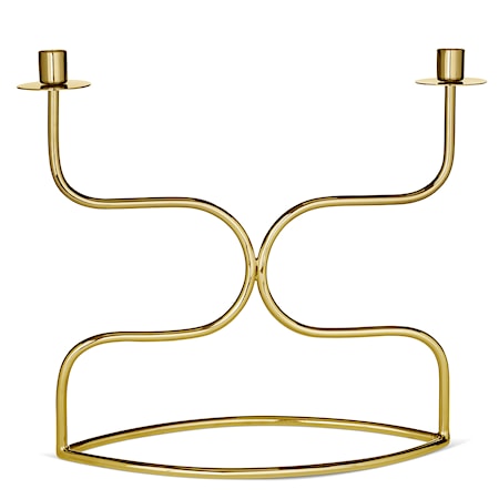 Candelabra Ljusstake Duett Mässing