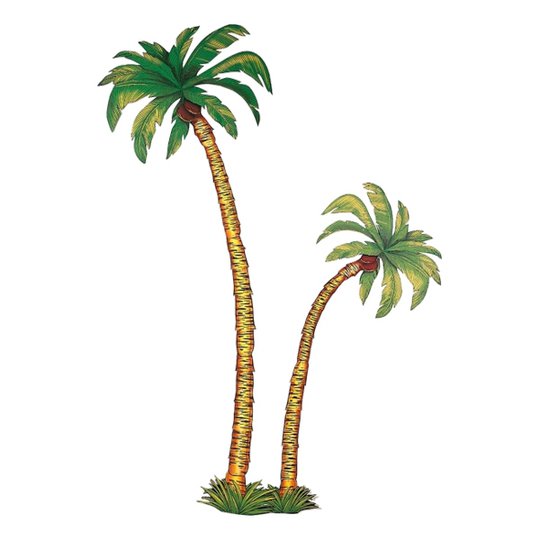 Palmträd i Papp