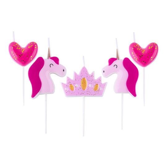 PME Tårtljus Prinsessa - 5-pack