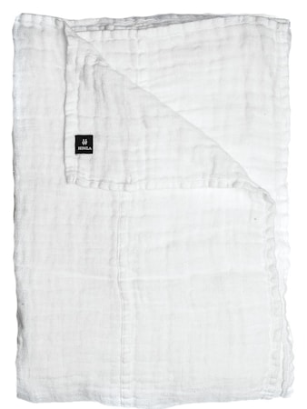 Överkast Hannelin white/white 160x260