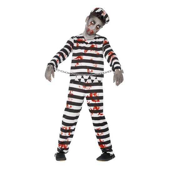 Zombie Fånge Barn Maskeraddräkt - Small
